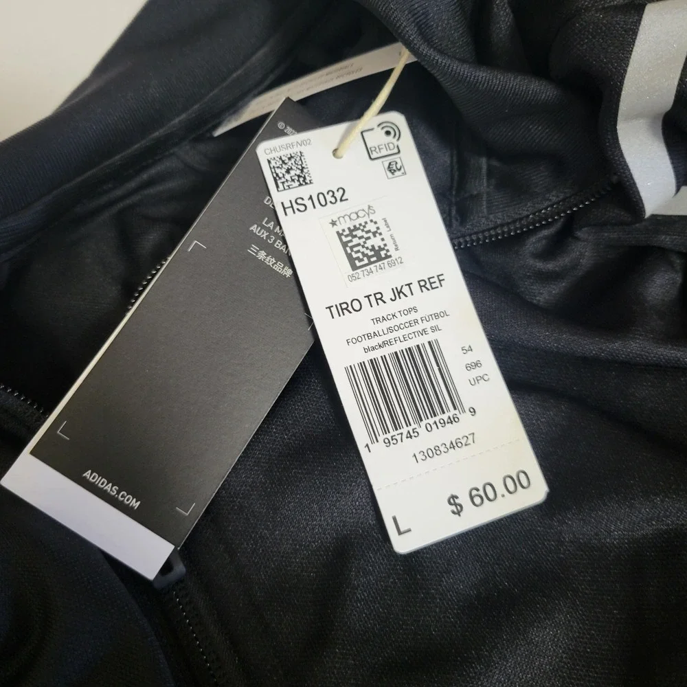 NEW Adidas Aeroready Tiro Track‎ Jacket Mens L Slim Fit Soccer Athletic Sporty